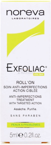 Noreva Exfoliac Roll-On Anti-Impefections Treatment 5ml